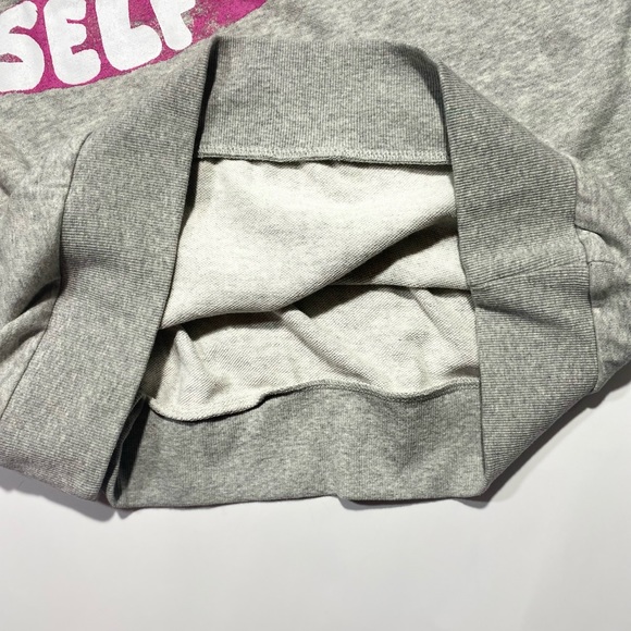 Torrid Grey Off The Shoulder “Love Ya Self “ Woman’s 70% Cotton Sweater 1X - Picture 11 of 16